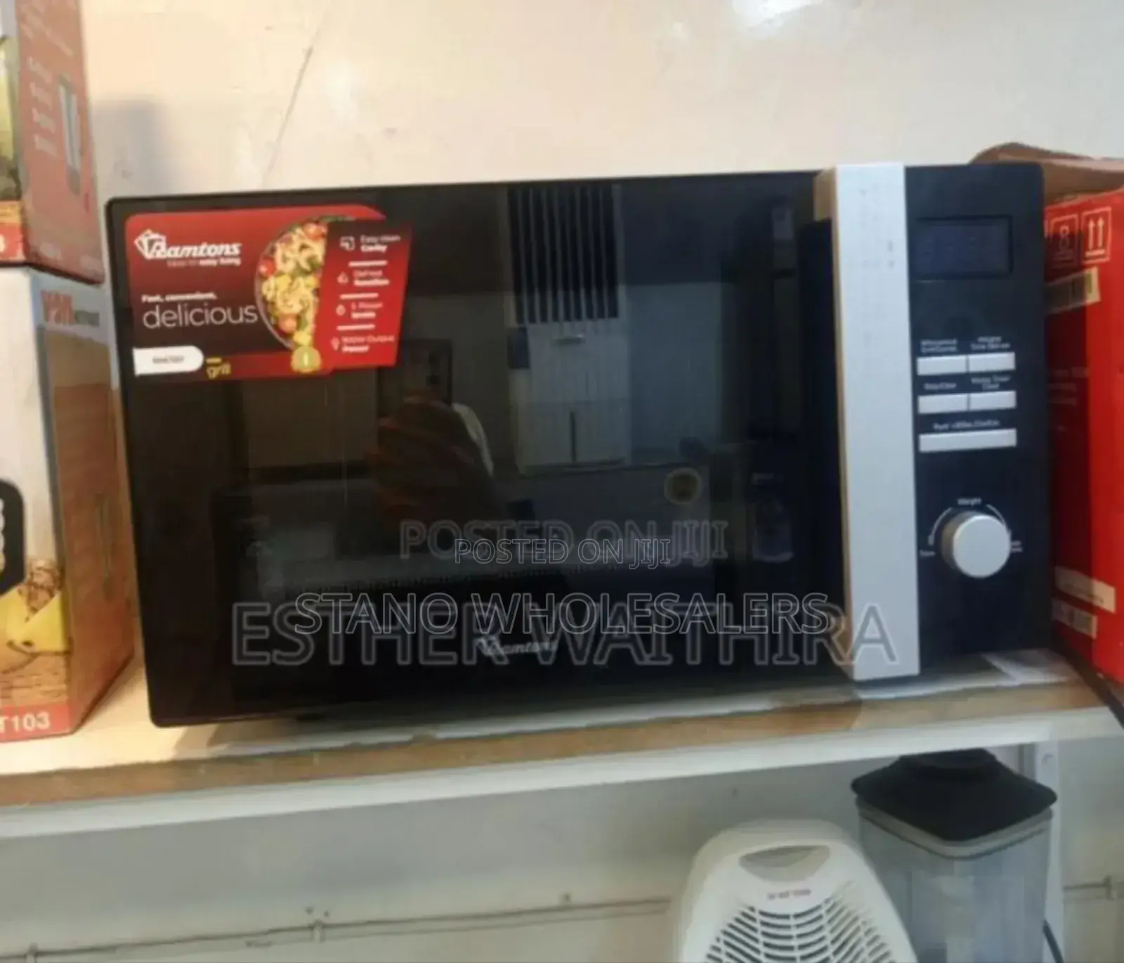 Black Ramtons 20l Grilled Microwave.