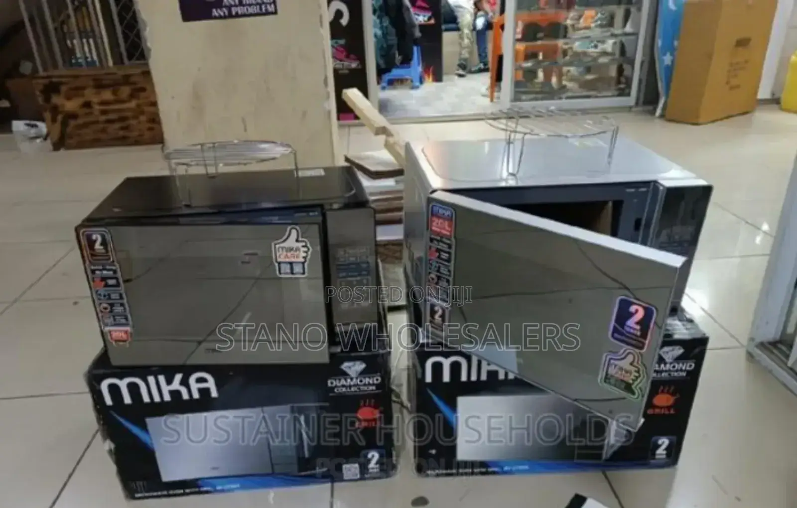 Restocked Mika Micorwave. With Grill