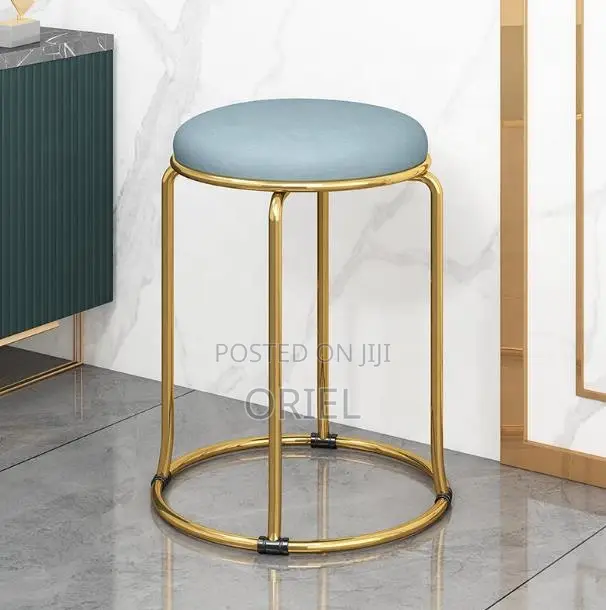 Barstool : Ottoman Round Modern Barstool