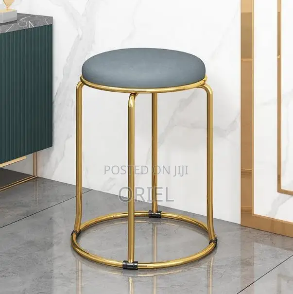 Barstool : Ottoman Round Modern Barstool