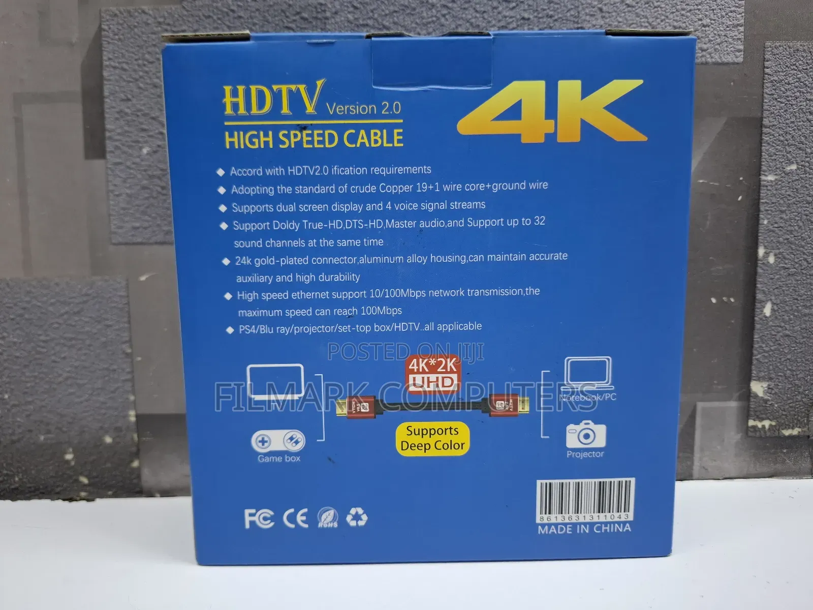 Hdtv 4k Uhd High Speed Hdmi Cable - 10 Meters