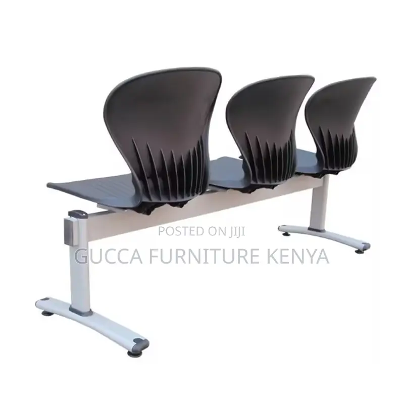 3-link Plastic Reception Office Waiting Bench