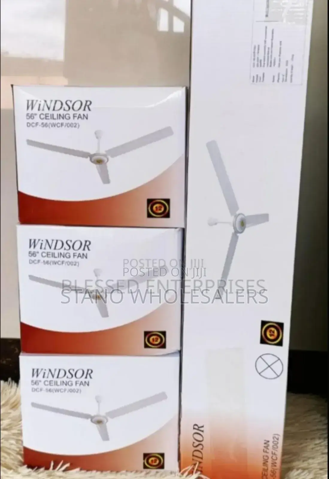 Modern 56inch Ceiling Fans. Windsor
