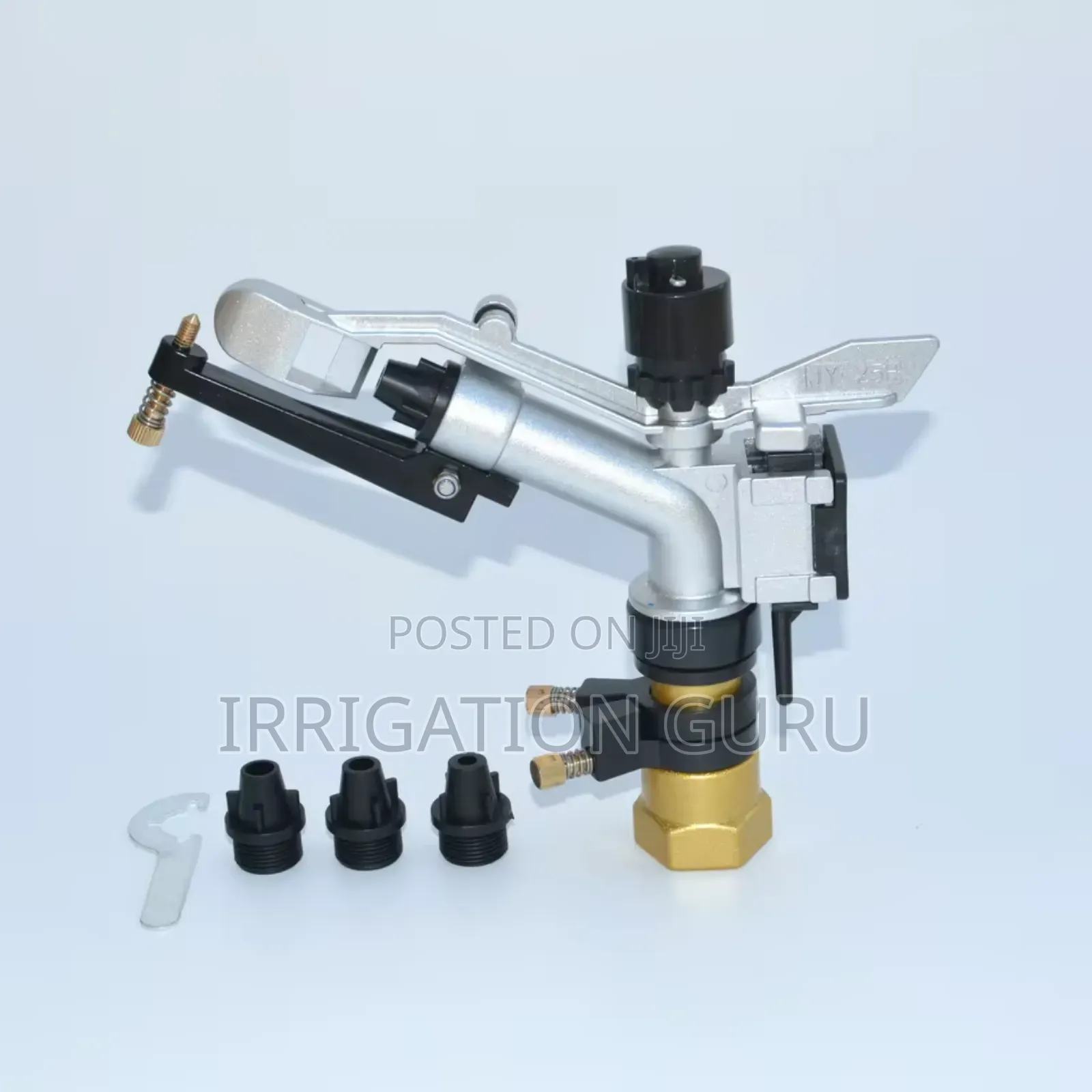 Farm Metal Rain Gun. Water Sprinkler