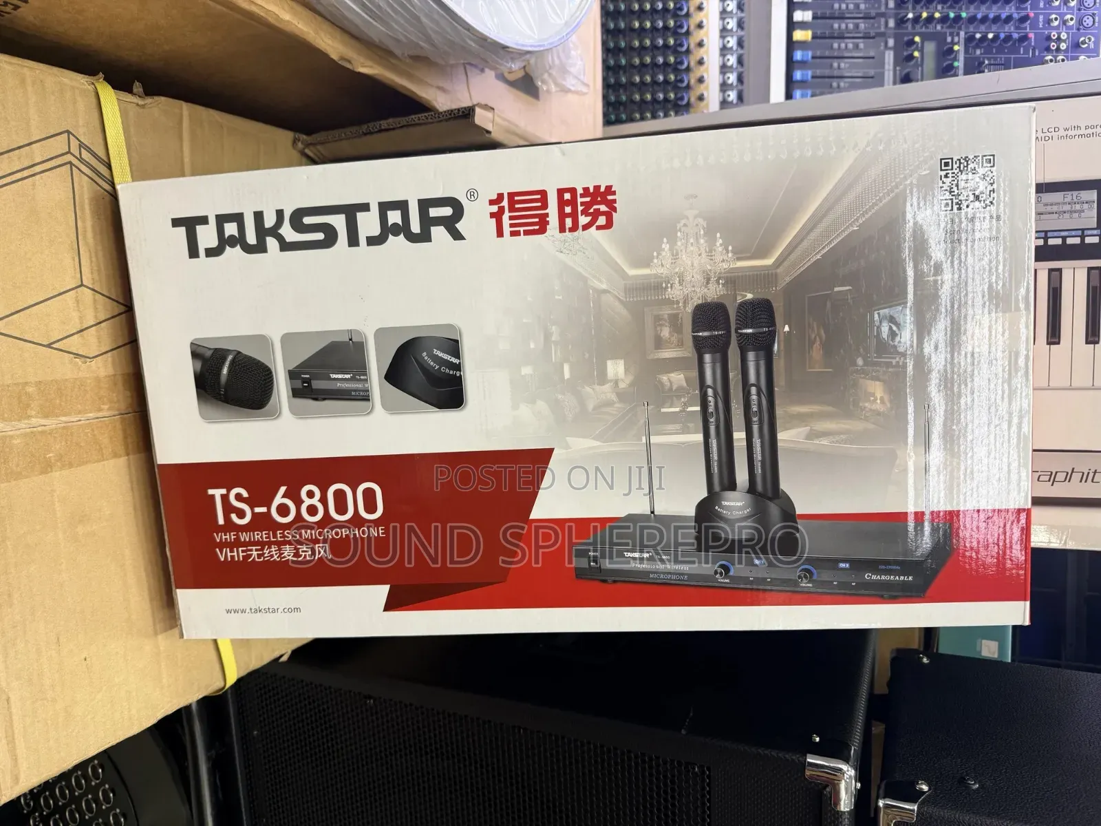 Takstar Ts-6800 2in1 Rechargeable Microphone