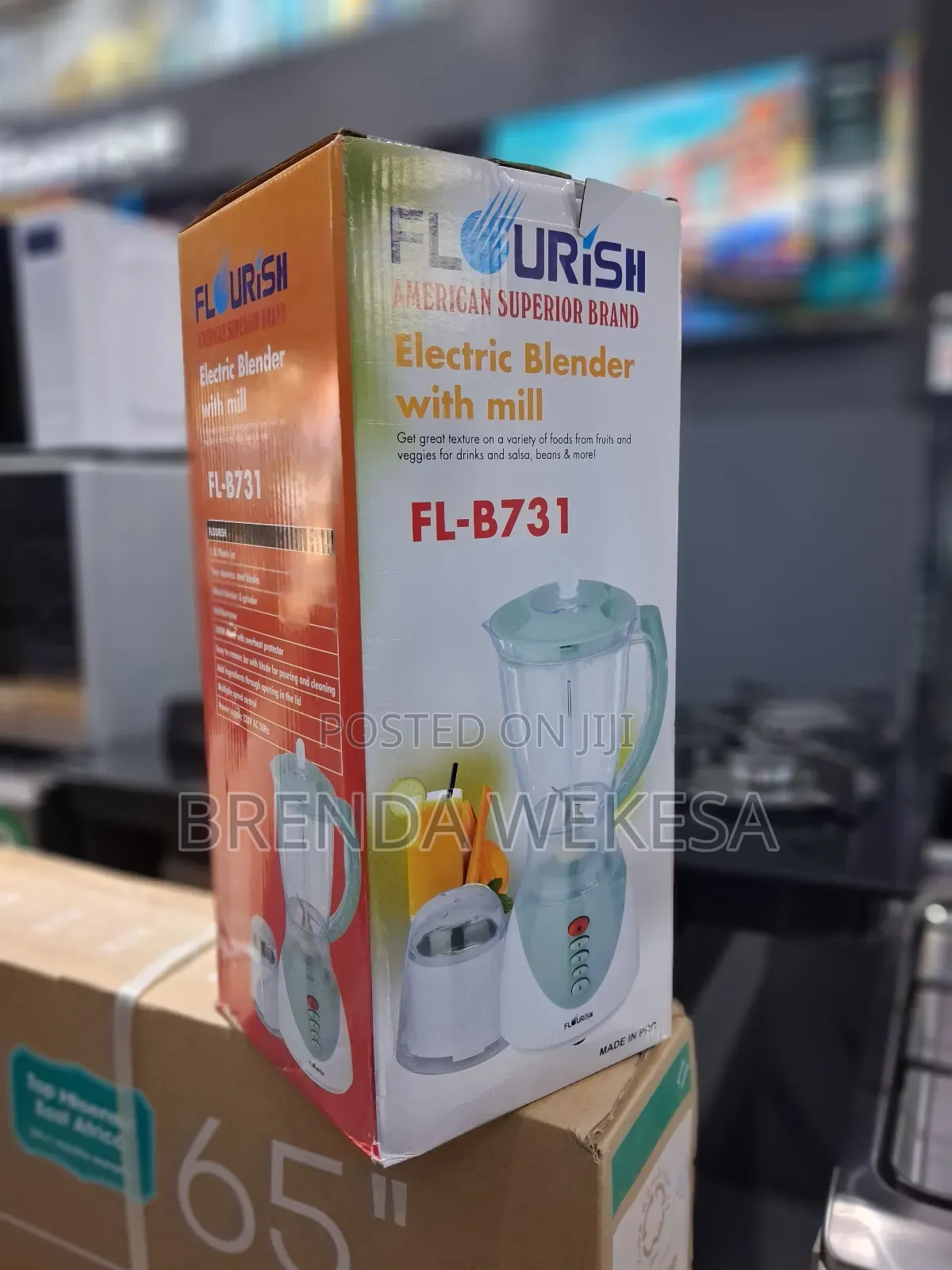 Flourish Electric Blender 1-2 Litres Fl-B731