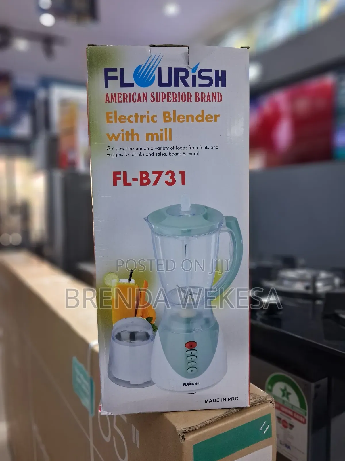 Flourish Electric Blender 1-2 Litres Fl-B731