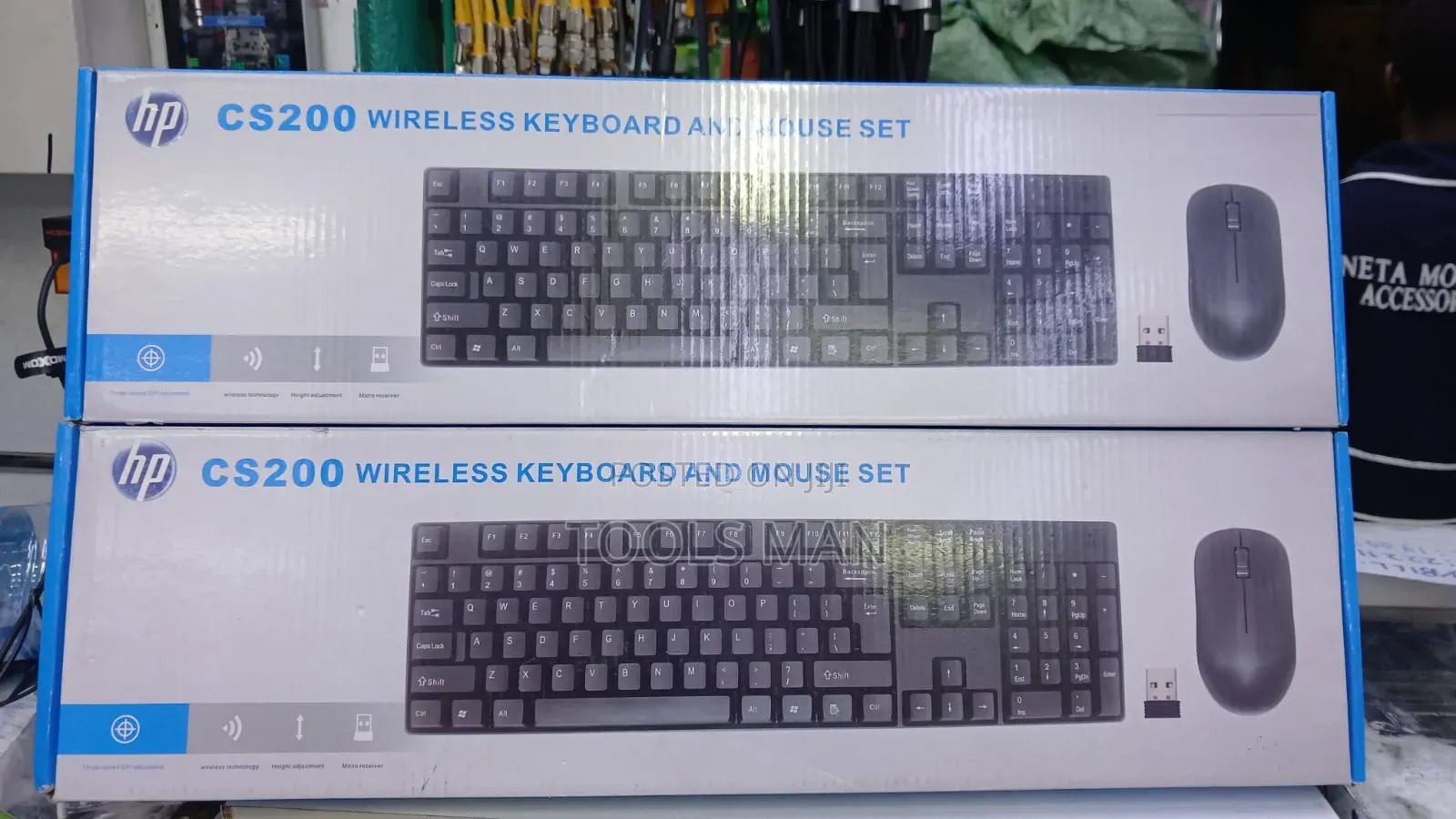 Hp Cs200 Wireless Keyboard and Mouse Set.