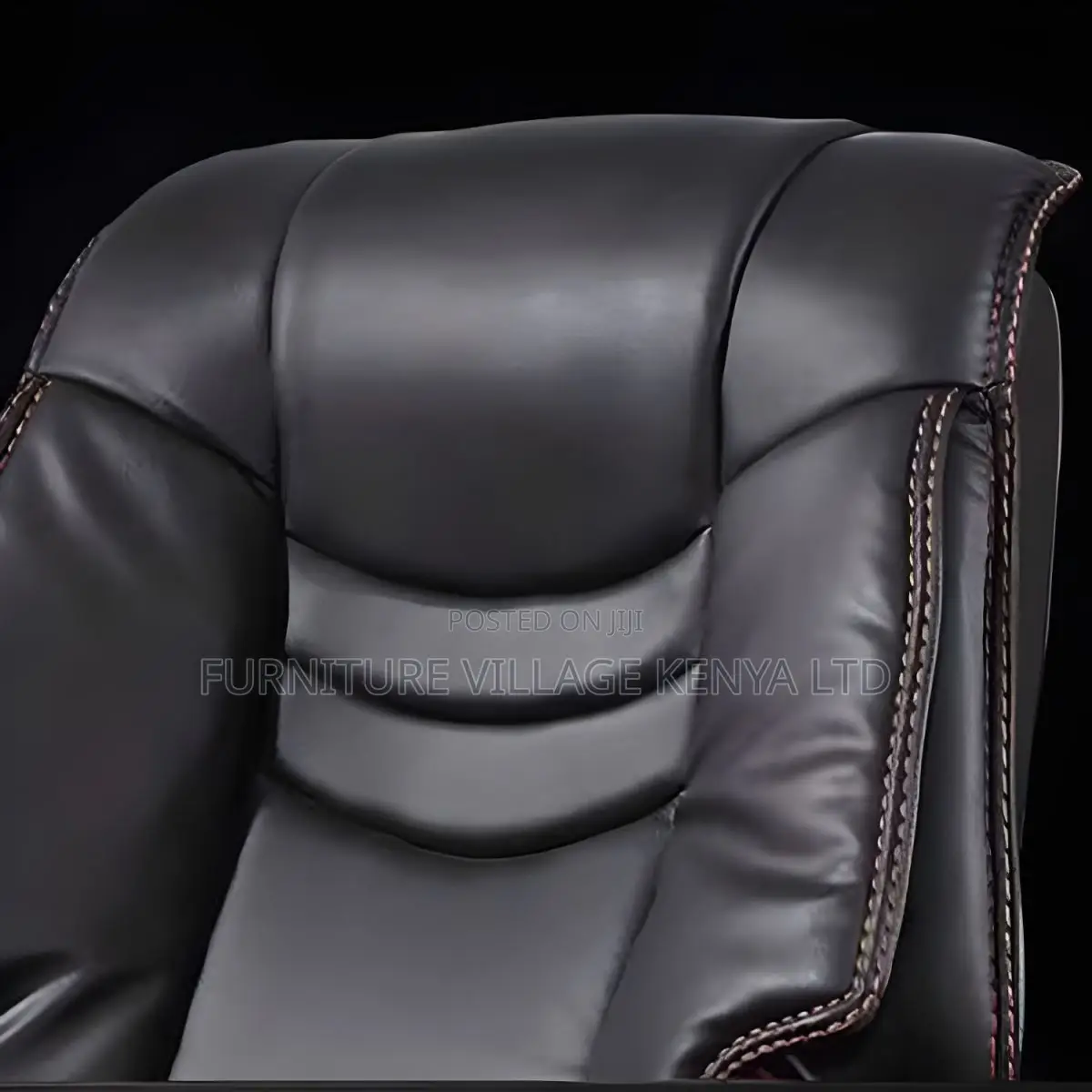 Office Leather Seats| Black Leather High Back Executive Chair