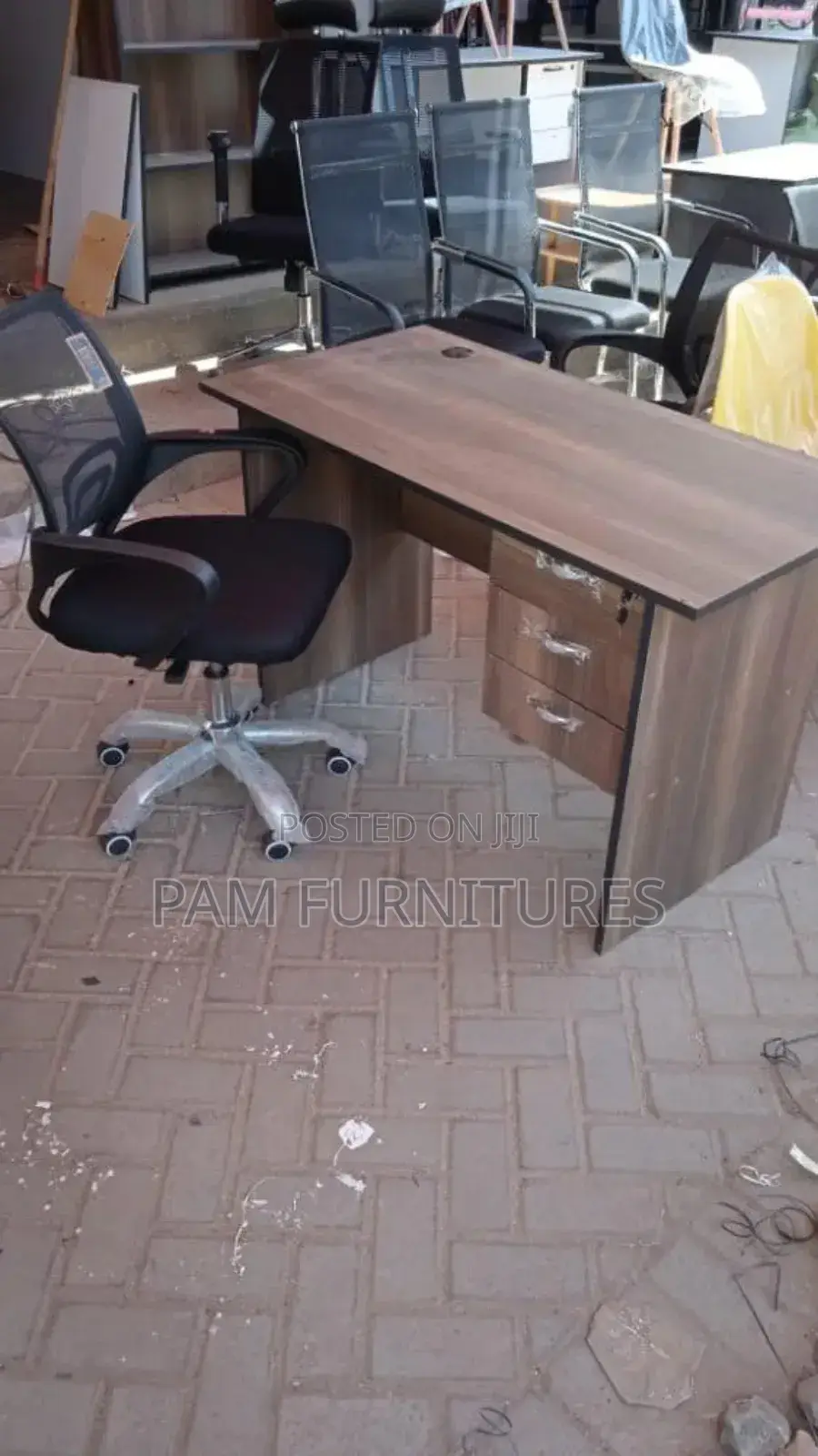 Quality Office Desk and Mesh Chair