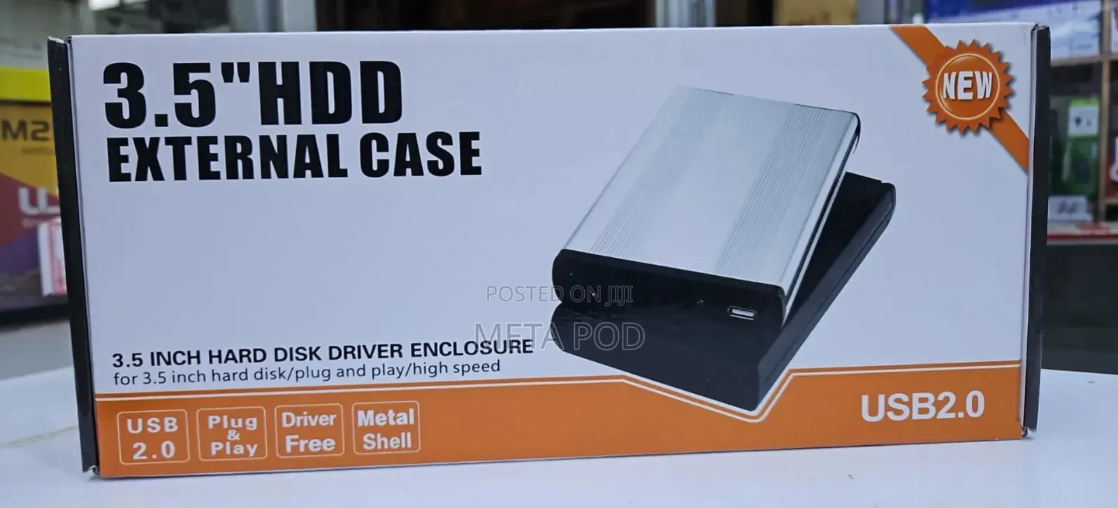 Usb 2.0 Sata 3.5 Inch HDD External Case Hard Disk Enclosure