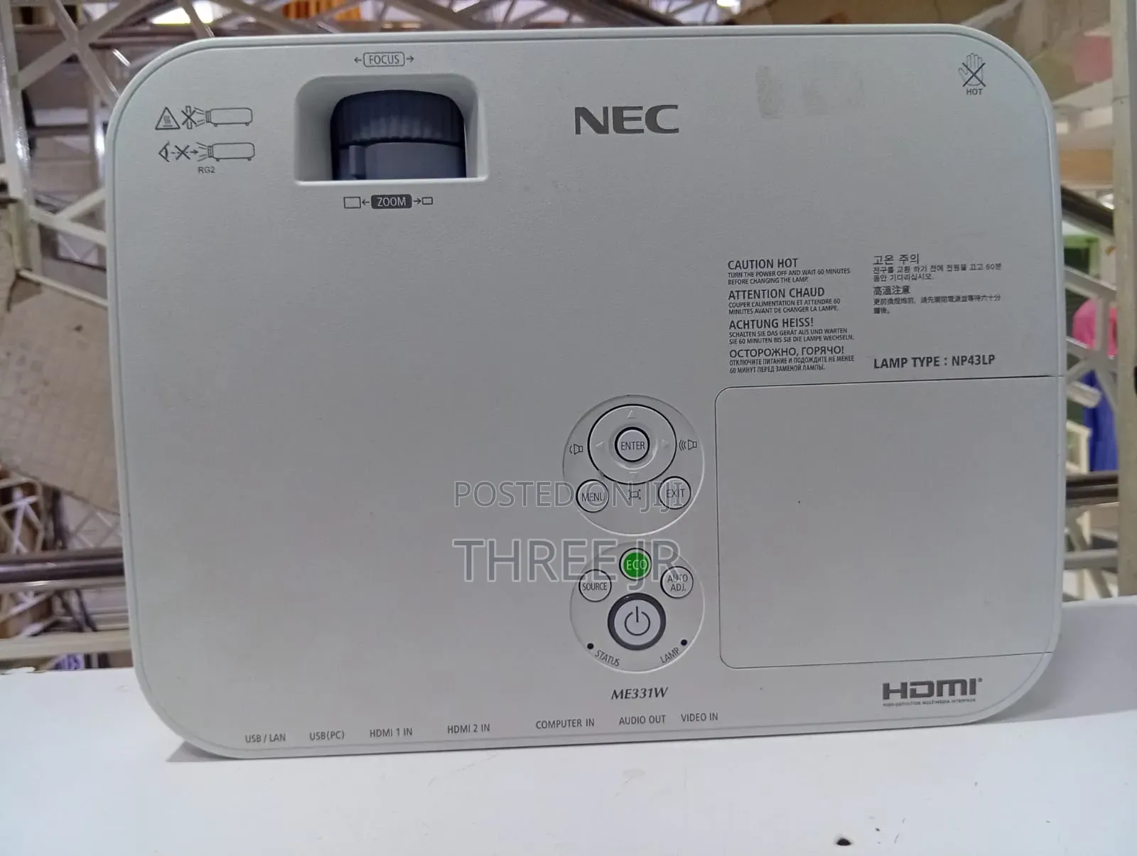 Nec Me 331 Projector Ex Uk Now Available