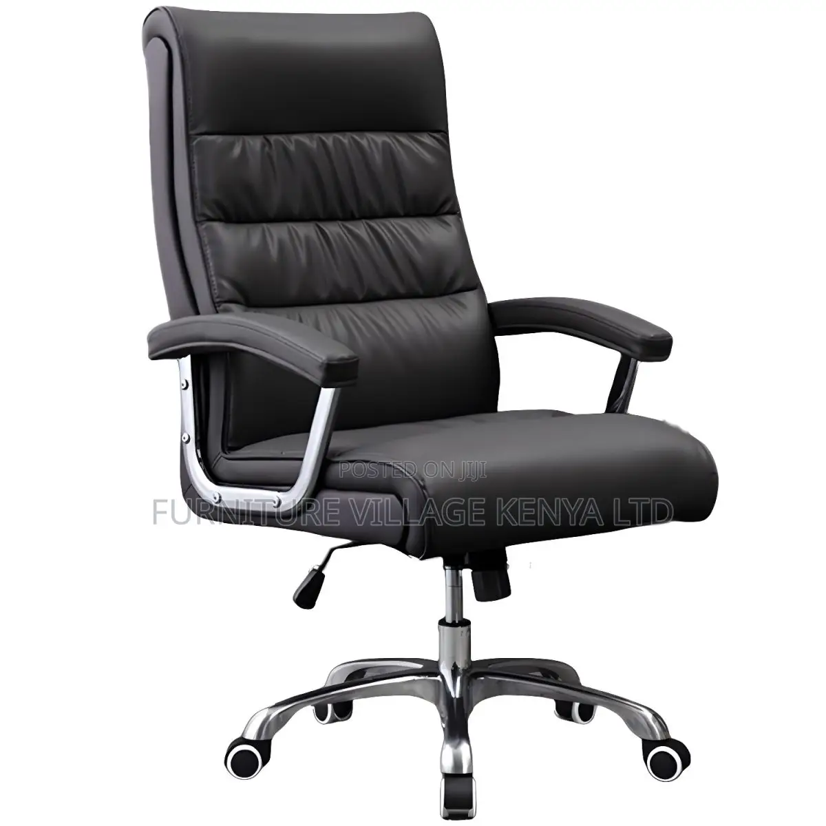 Office Chair| Brown & Black Executive Office Leather Seat