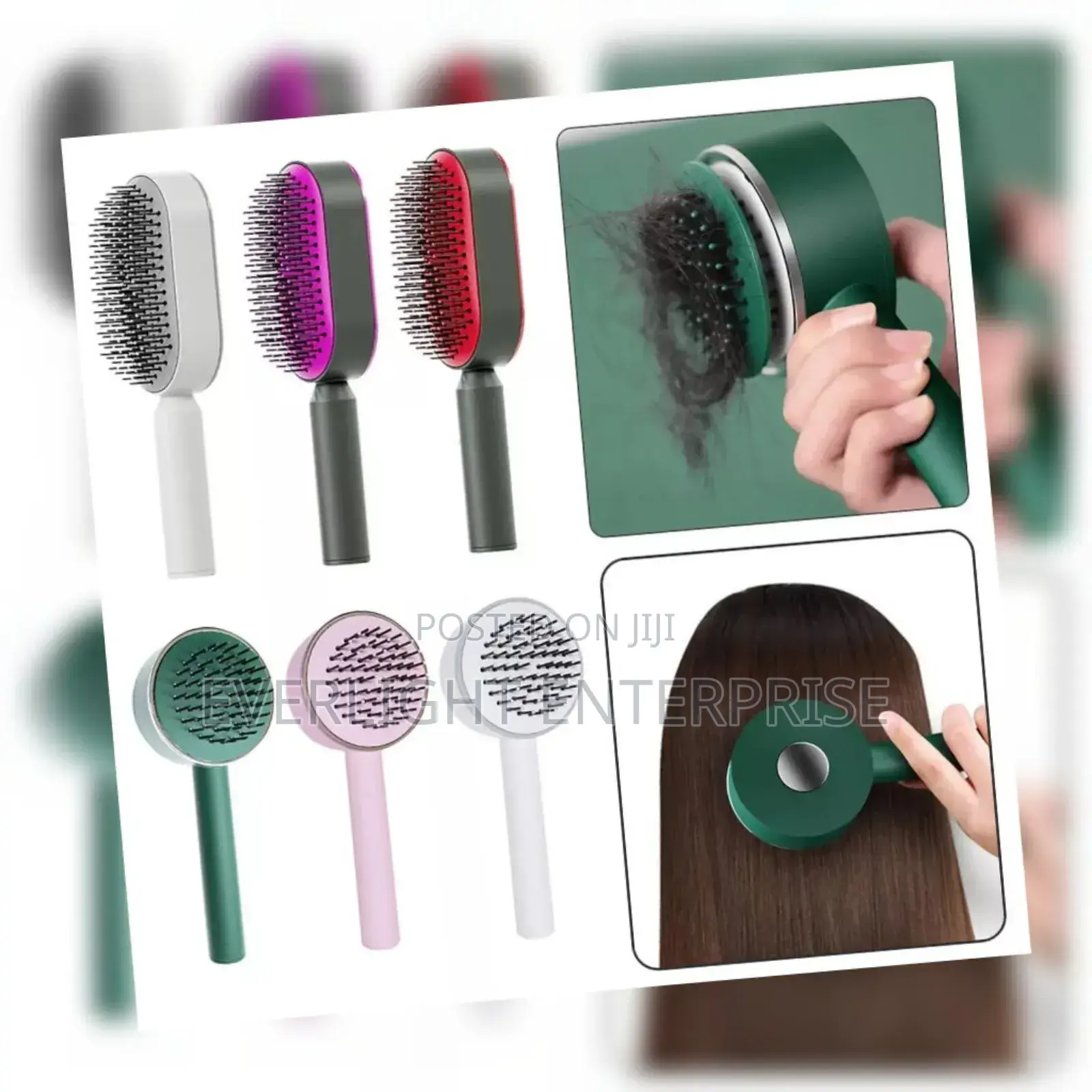 Self Cleaning Massage Comb