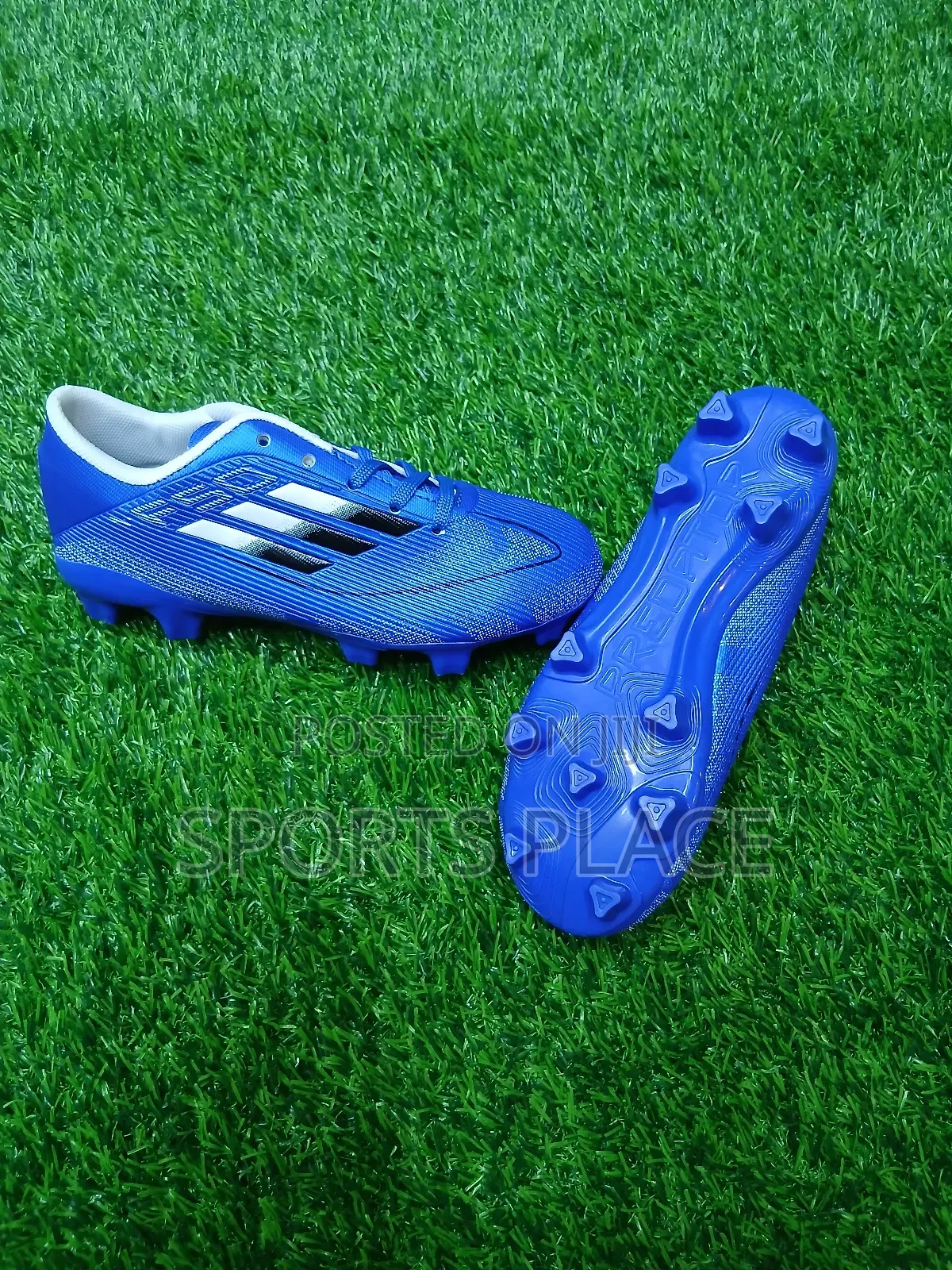 Blue Wave F50 Kids Soccer Boots