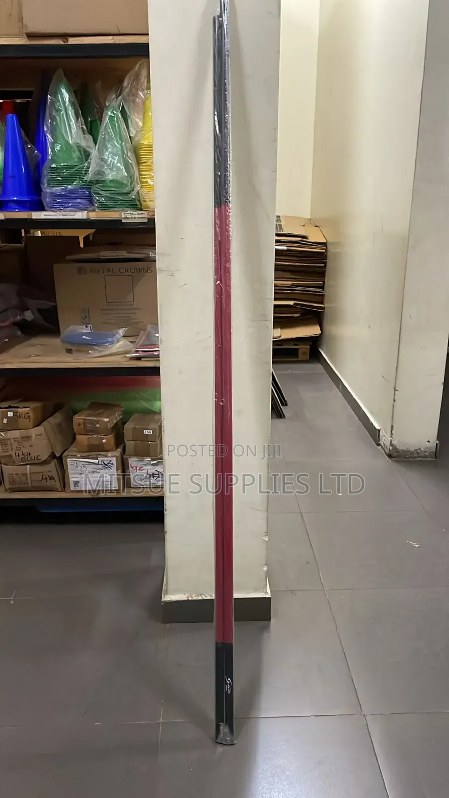 Cross Bar Aluminium 4 Meters, 25mm Red