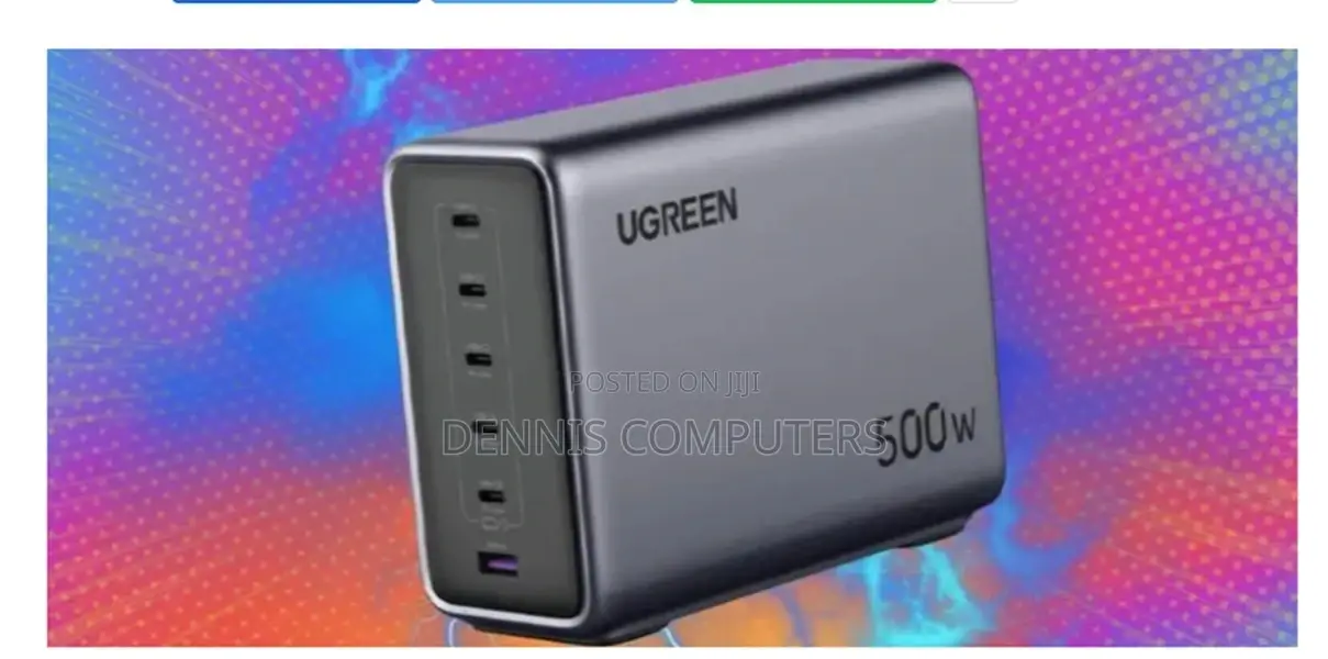 Ugreen Gan 500w Desktop Fast Charger (6-Port) Uk - X759