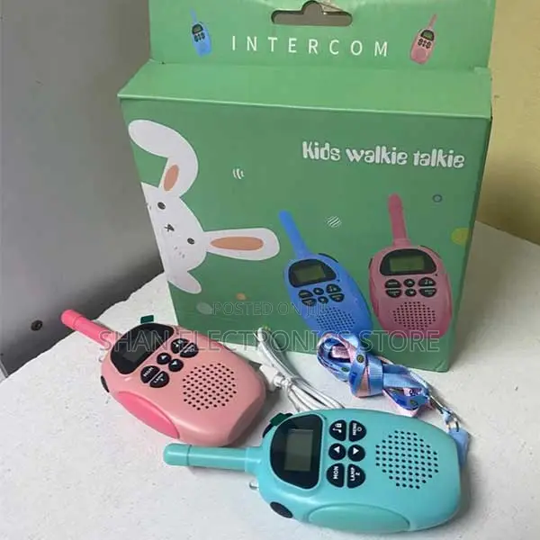 Clear Long-Range Communication Walkie Talkies for Kids 2 Pack