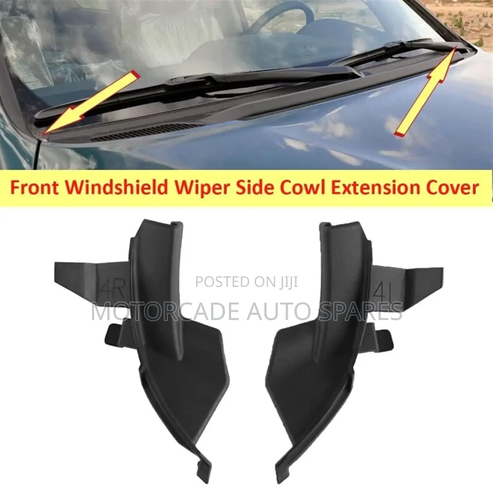 Toyota Landcruiser Prado J120 2000-2008 Windscreen Finishers