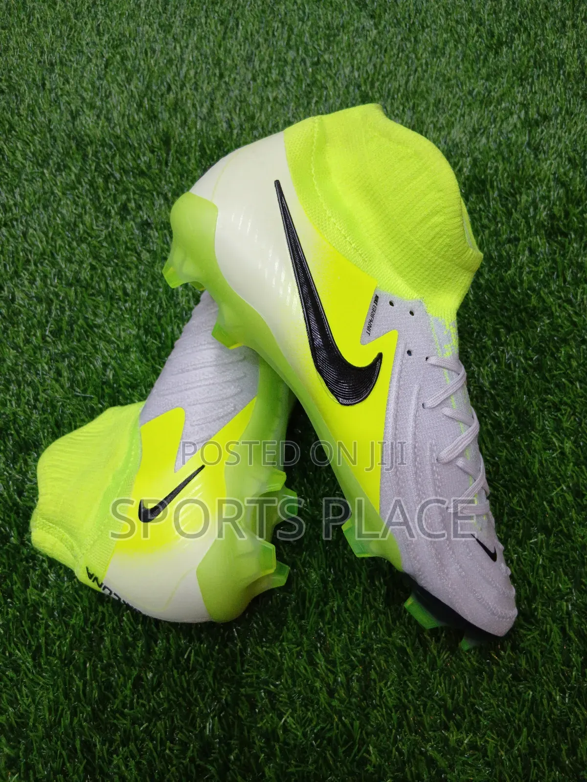 Phantom Luna Gx Gray X Neon Green Mashup Football Boots