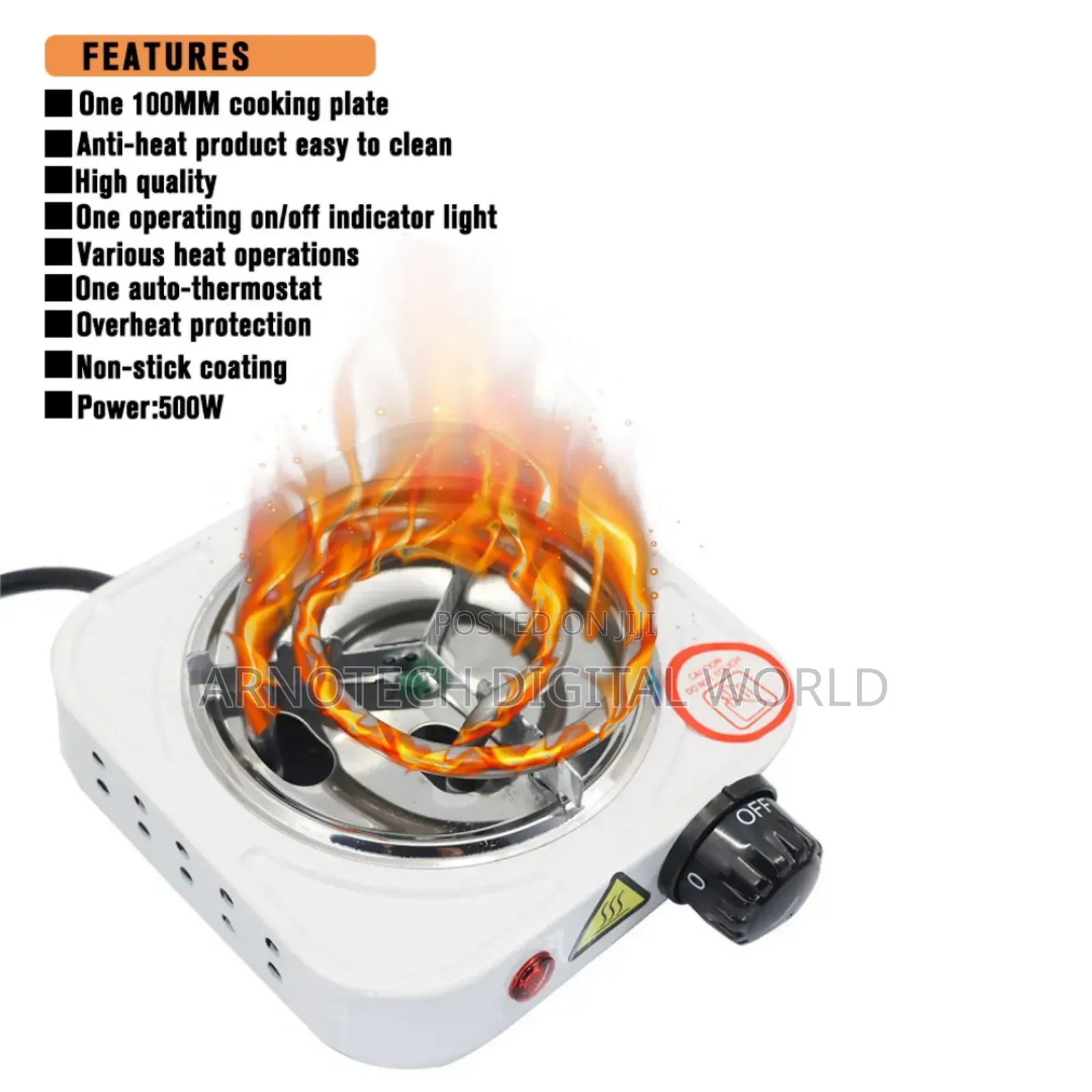Single Spiral Coil Hotplate