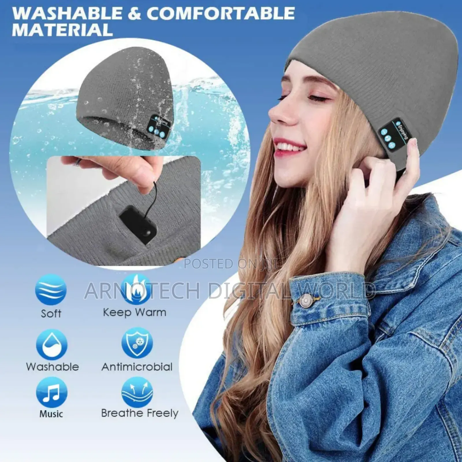 Wireless Headphone Music Hat