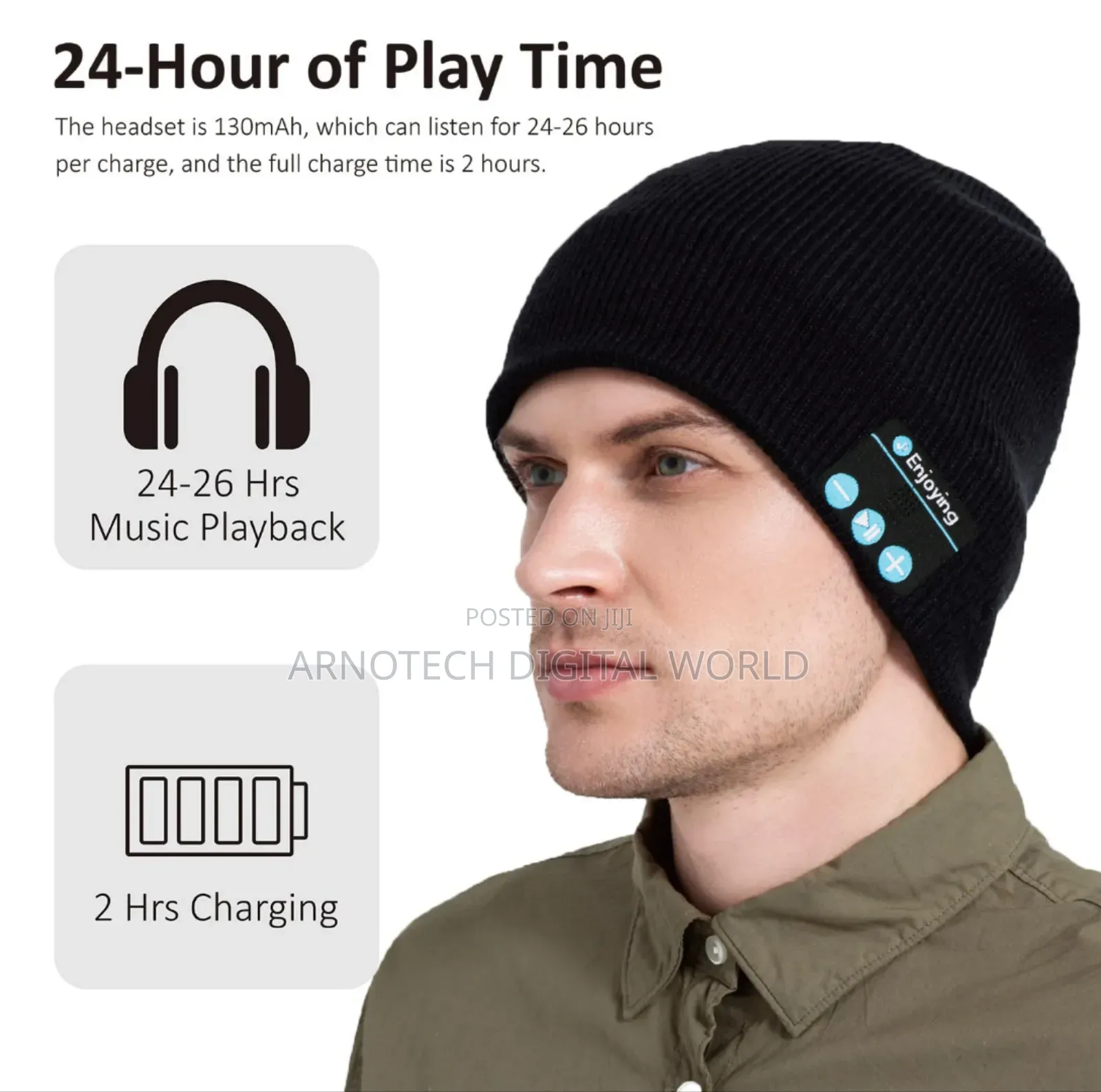 Wireless Headphone Music Hat