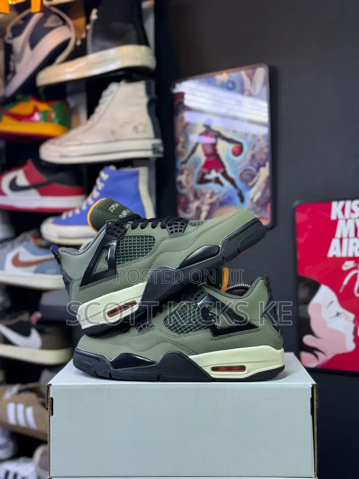 Undefeated X Air Jordan 4.