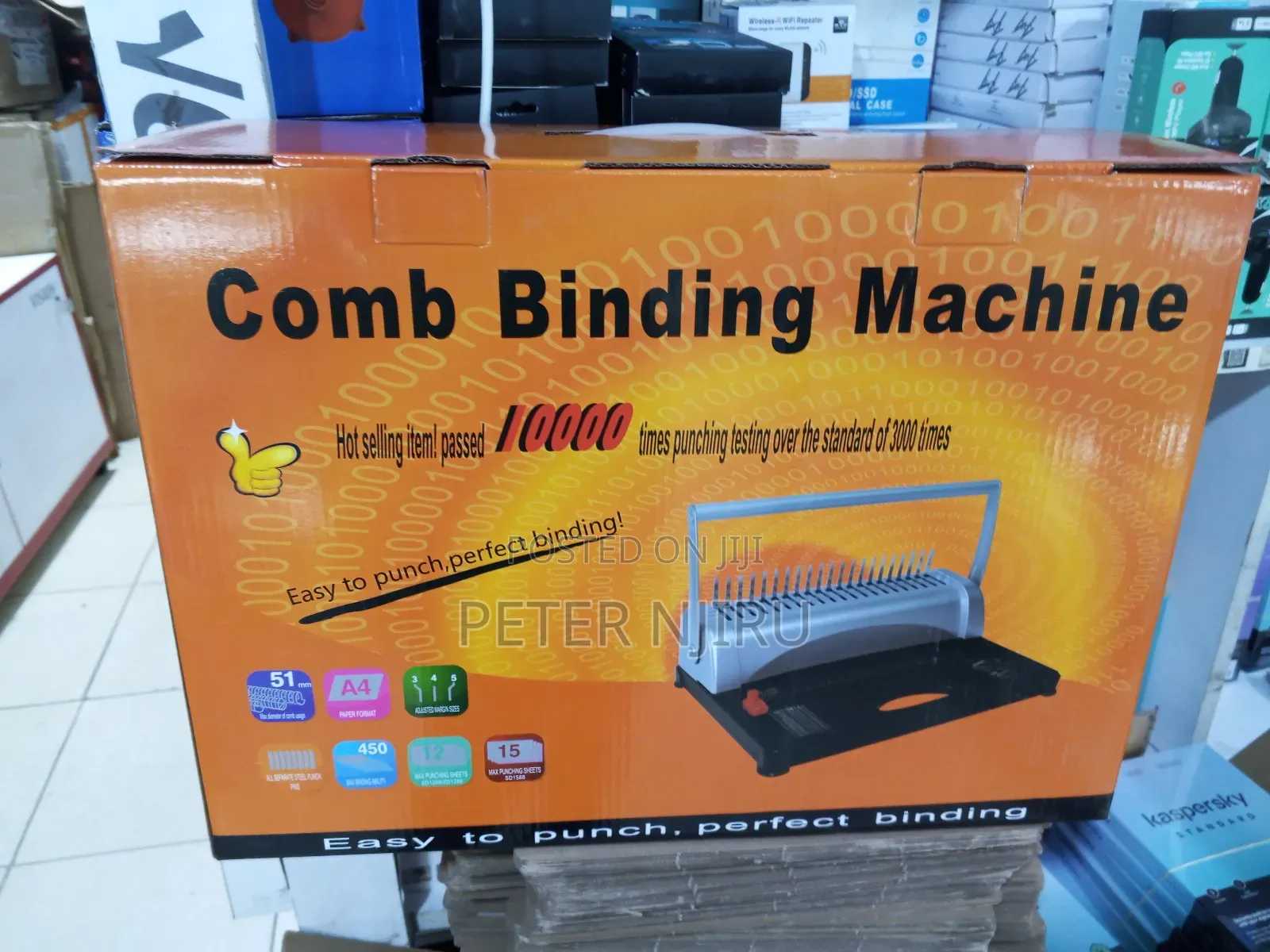 Comb A4 Binding Machine Ideal For Cyber/Schools/ Offices