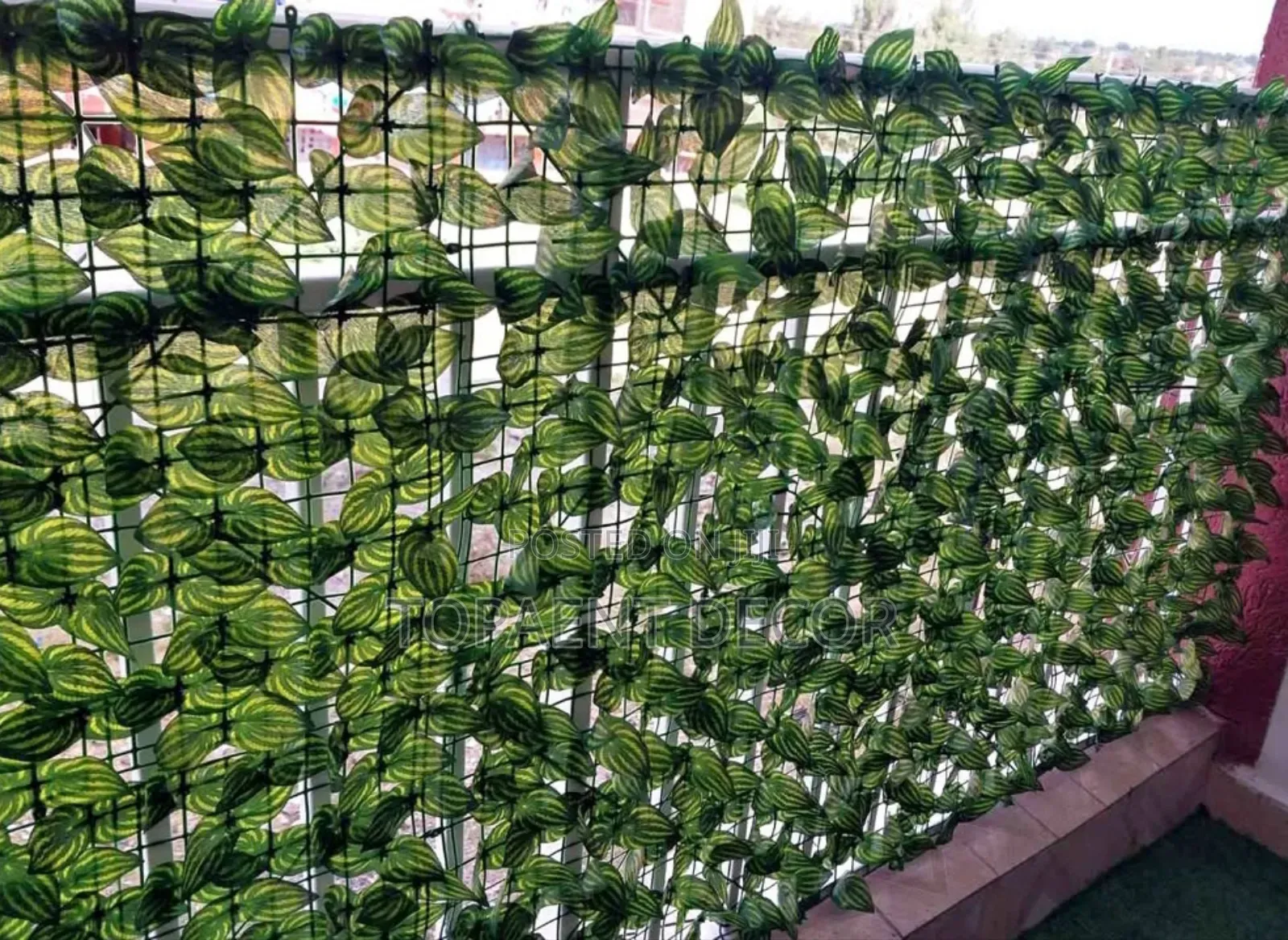 Stylish Separation With Artificial Green Privacy Fence