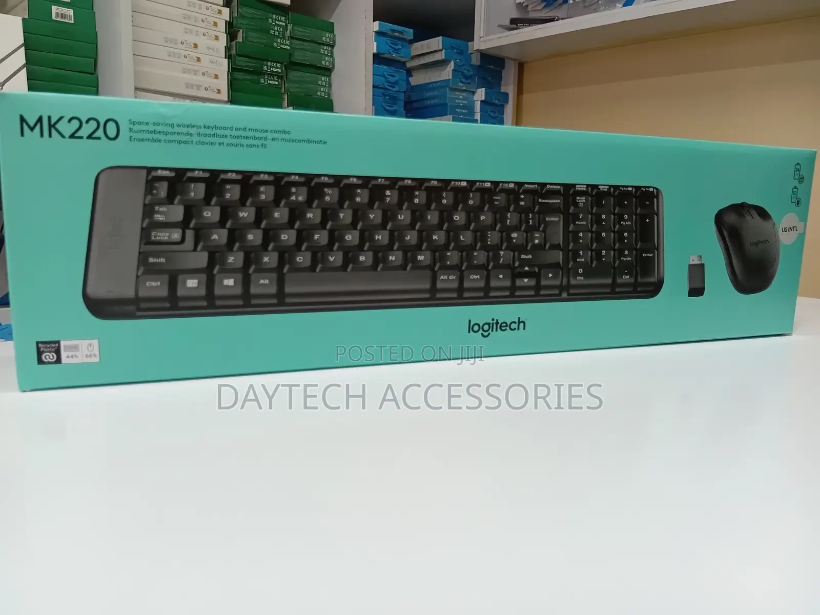 Logitech Mk220 Compact Wireless Keyboard Mouse Combo