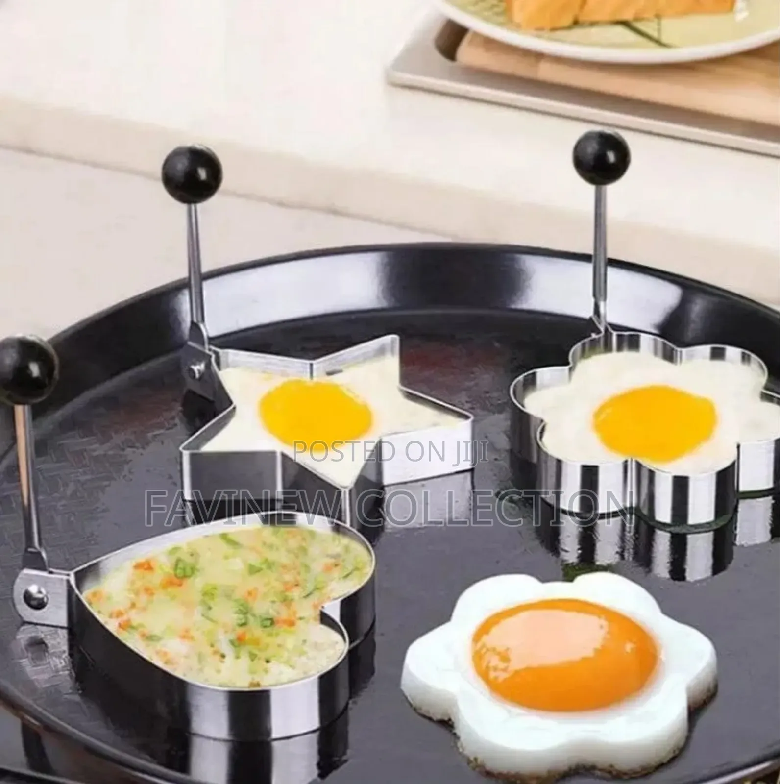 1pc Stainless Steel Fried Egg Shaper/ Pancake Shaper