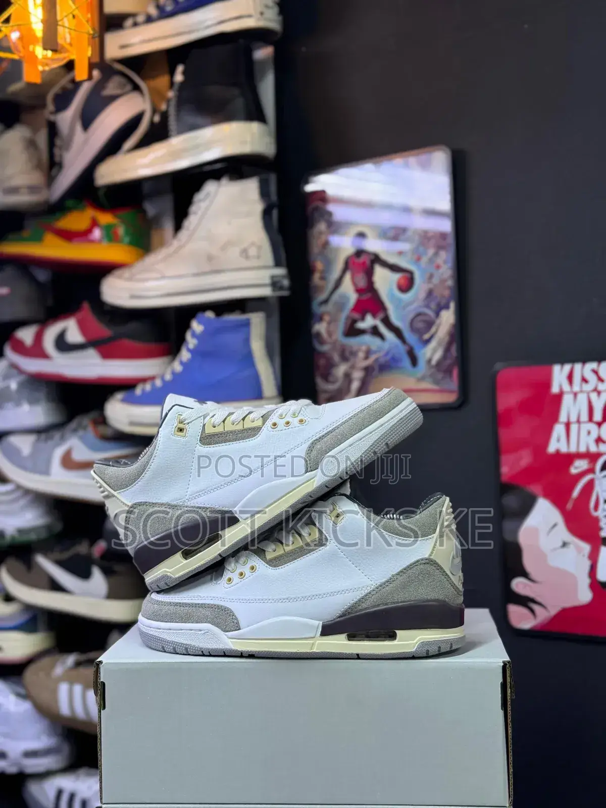 Air Jordan 3's Unisex Sneakers