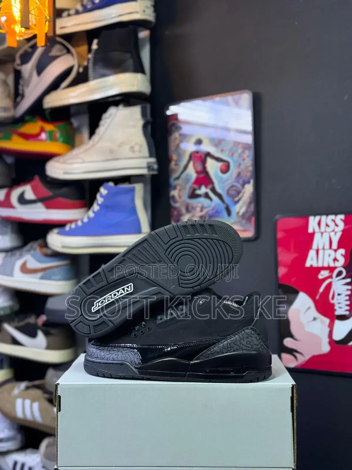 Air Jordan 3's Unisex Sneakers