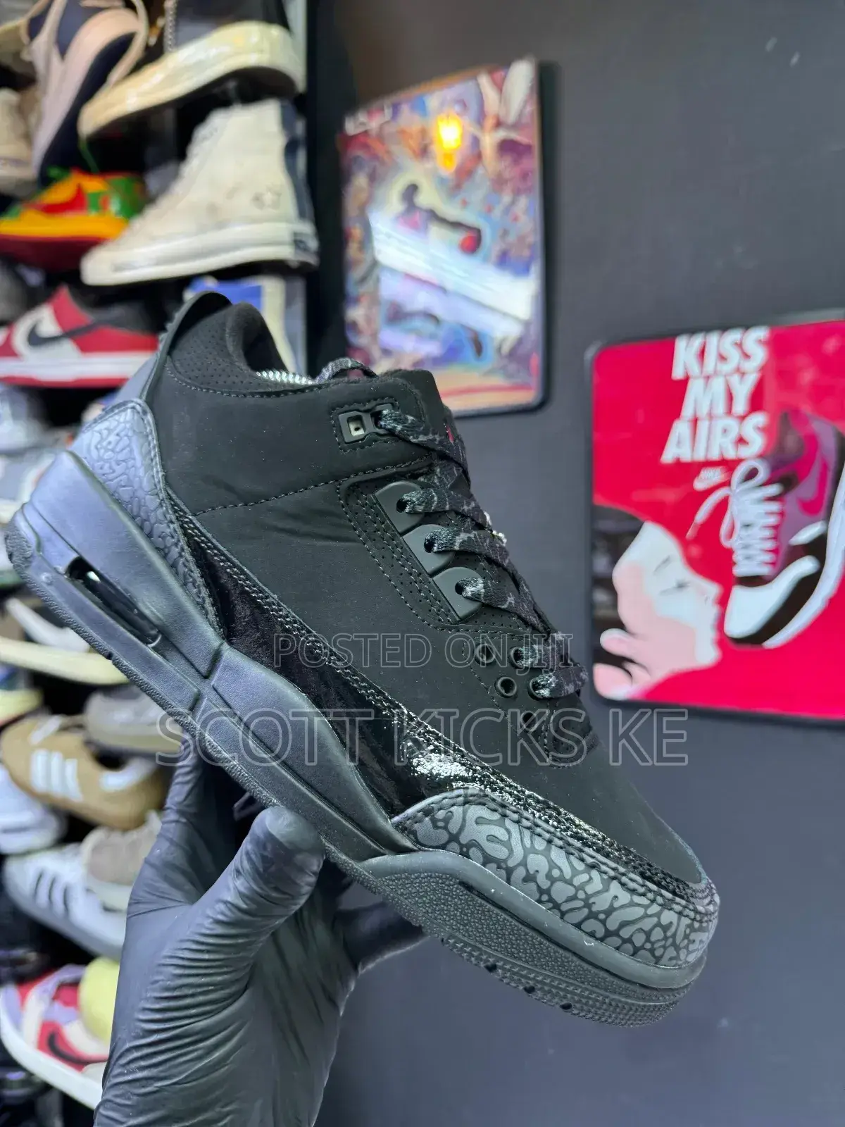 Air Jordan 3's Unisex Sneakers