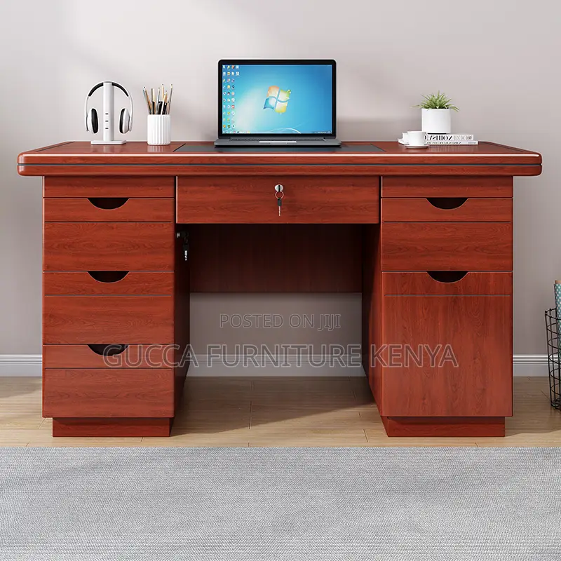 1200mm Executive Mahogany Office Desk