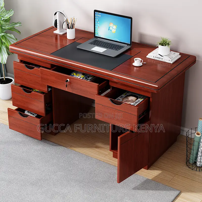 1200mm Executive Mahogany Office Desk