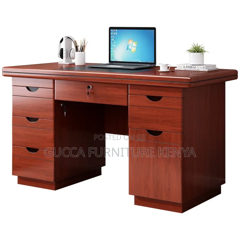 1200mm Executive Mahogany Office Desk
