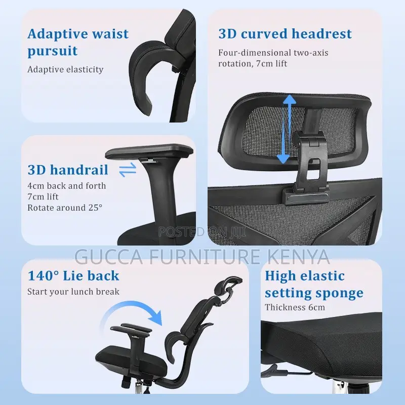 Orthopedic High Back Executive Reclining Chair
