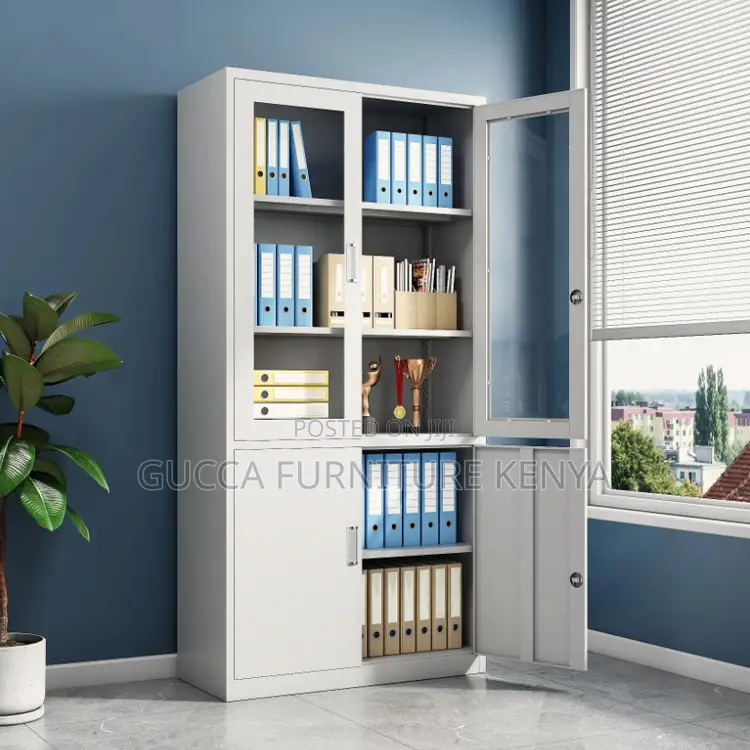 2-door Half Glass Office Document Cabinet