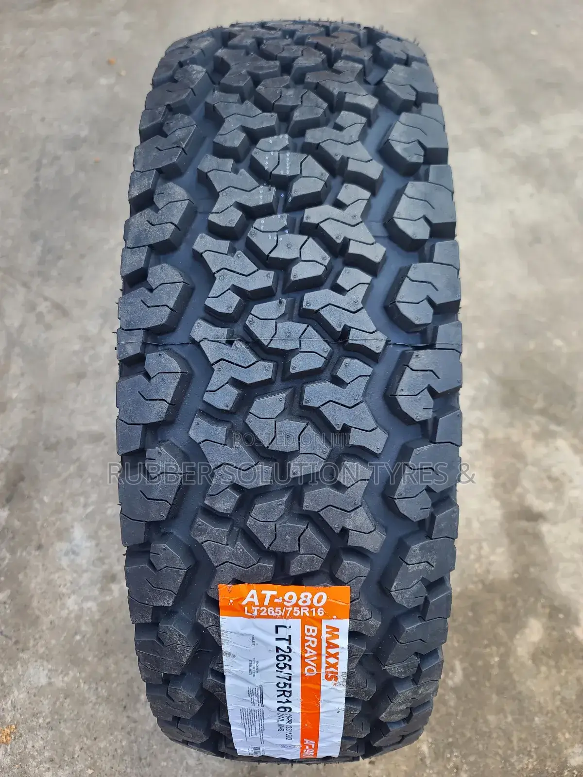 Lt 265 /75 R16 Maxxis Tyres Bravo a/T980 10pr 4x4
