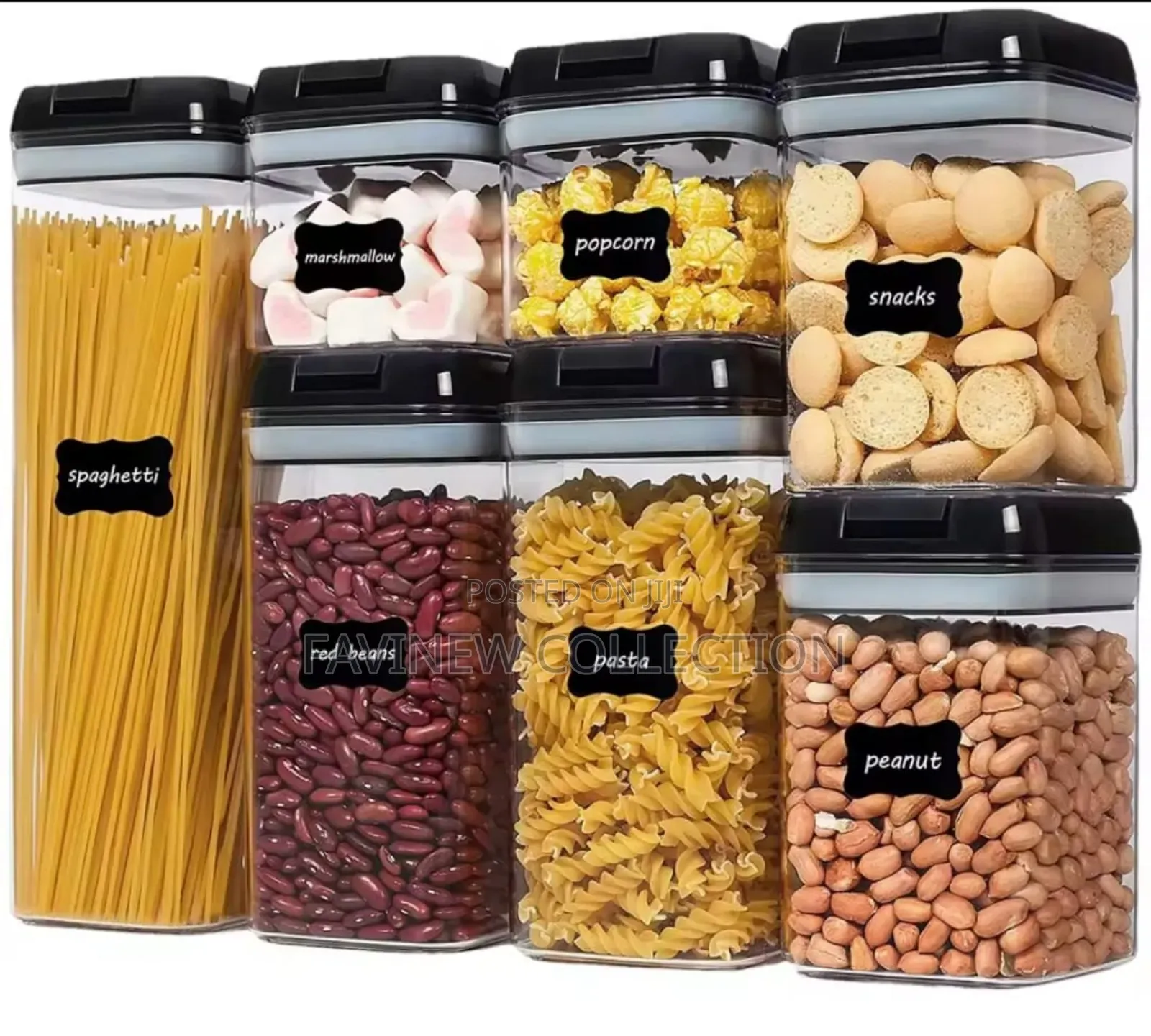 Acrylic 7pcs Set Food Containers