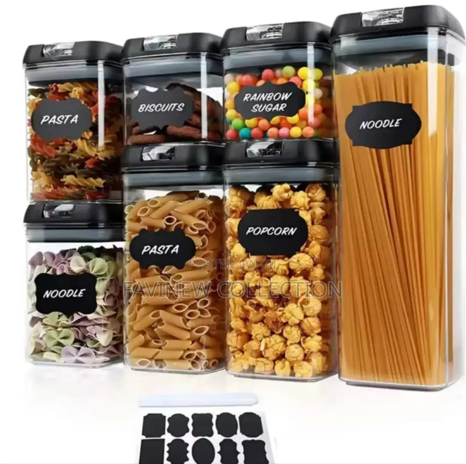 Acrylic 7pcs Set Food Containers