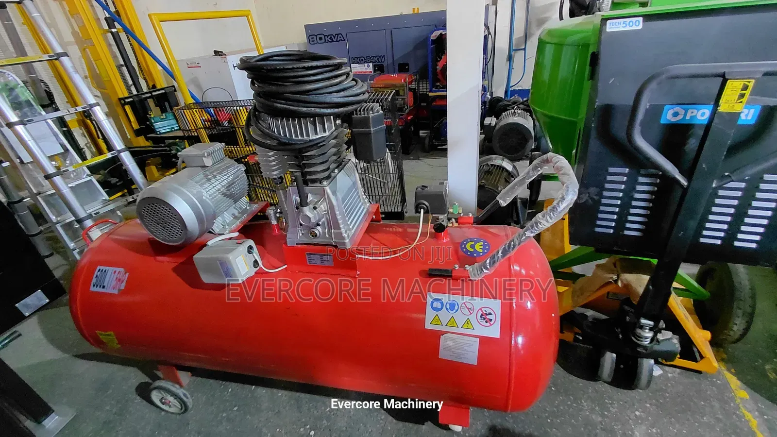 Heavy Duuty 500l Electric Air Compressor Three Phase.