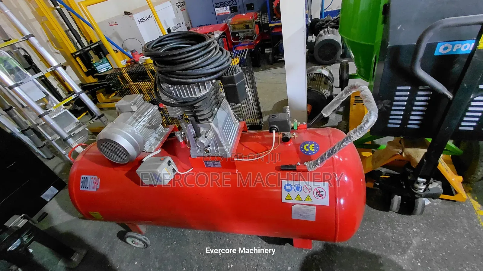 Heavy Duuty 500l Electric Air Compressor Three Phase.