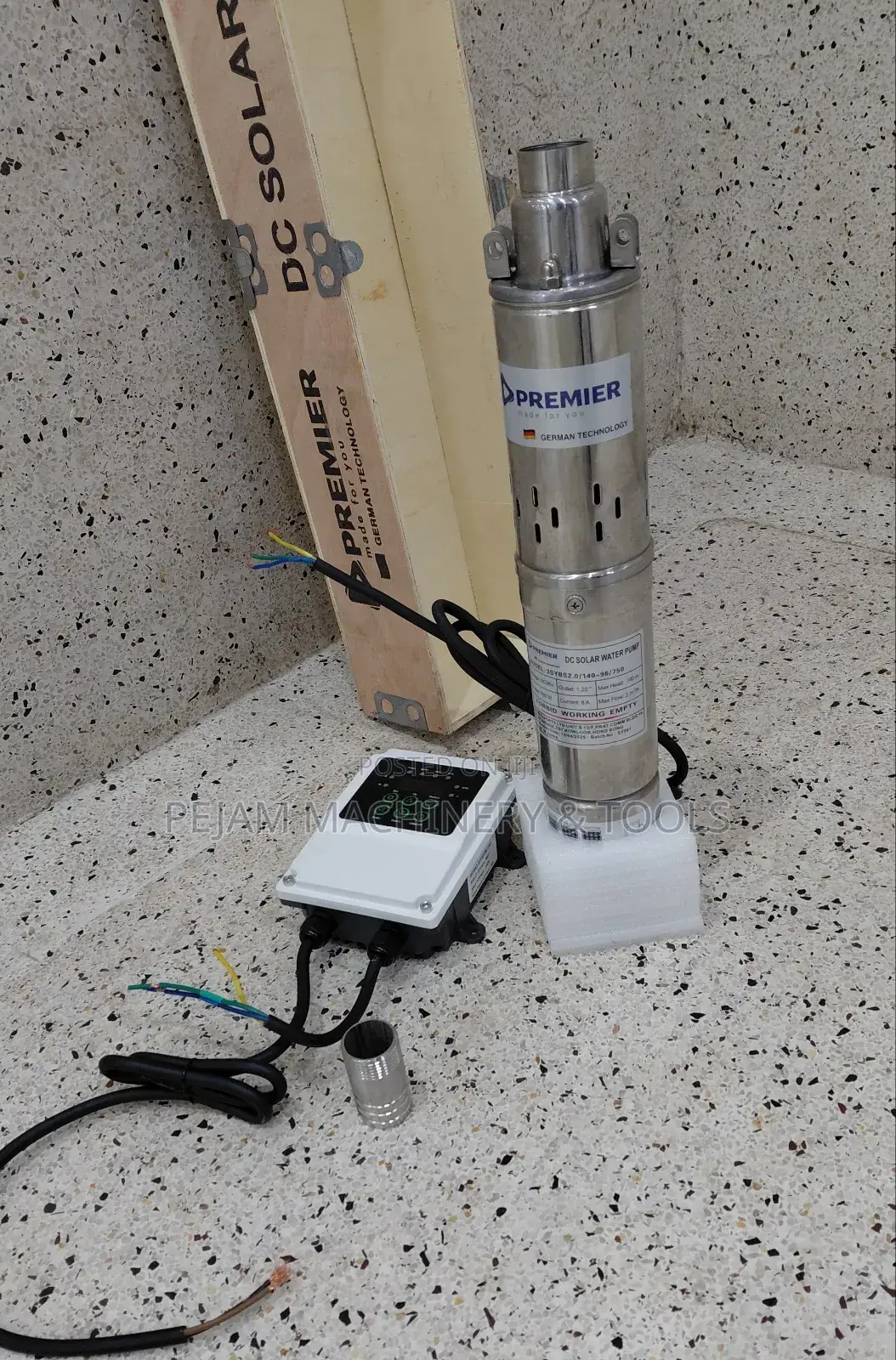 Premier Dc96v 0/140-96/750w Solar Submersible Pump