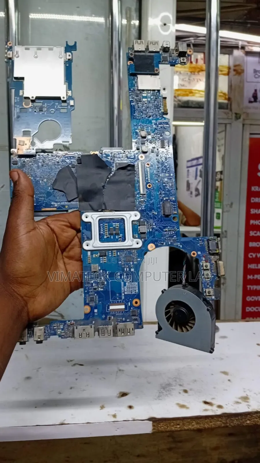 Laptop Motherboard Cleaning and Services