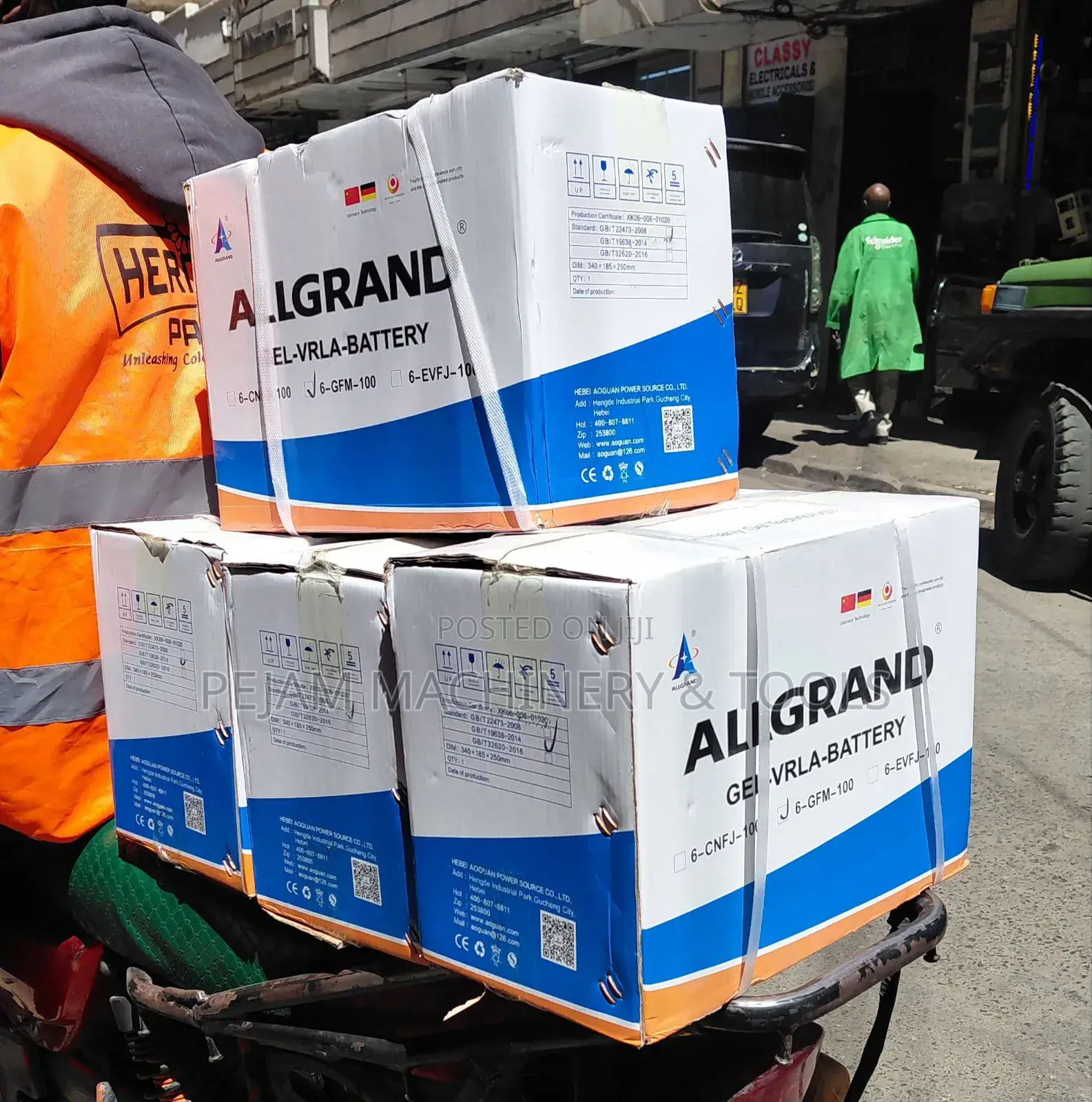 Allgrand Gel-Vrla-Batteries 100ah 12v