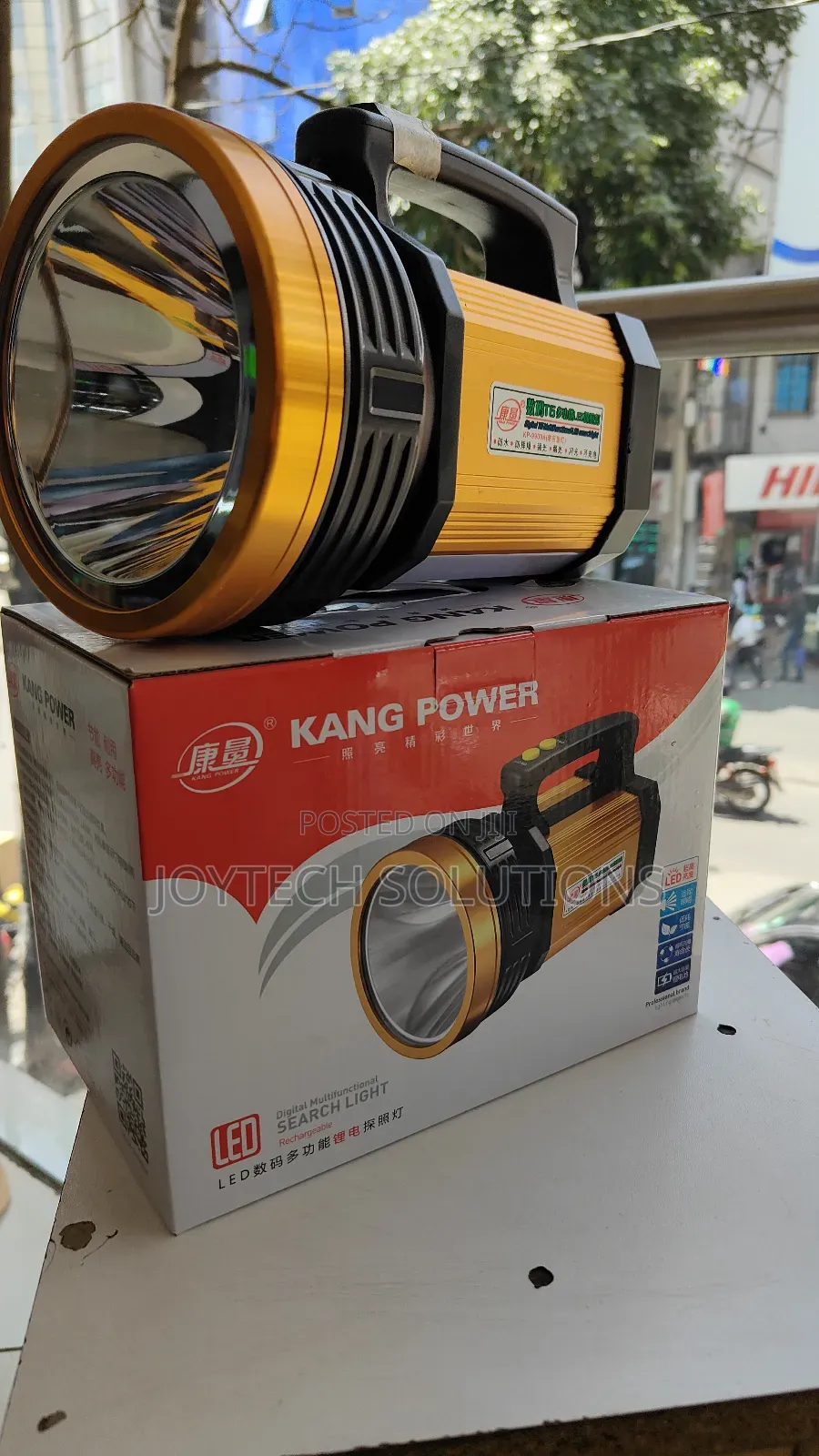 Search Light Torch Africa. 15600 Mah Battery 120 Watts