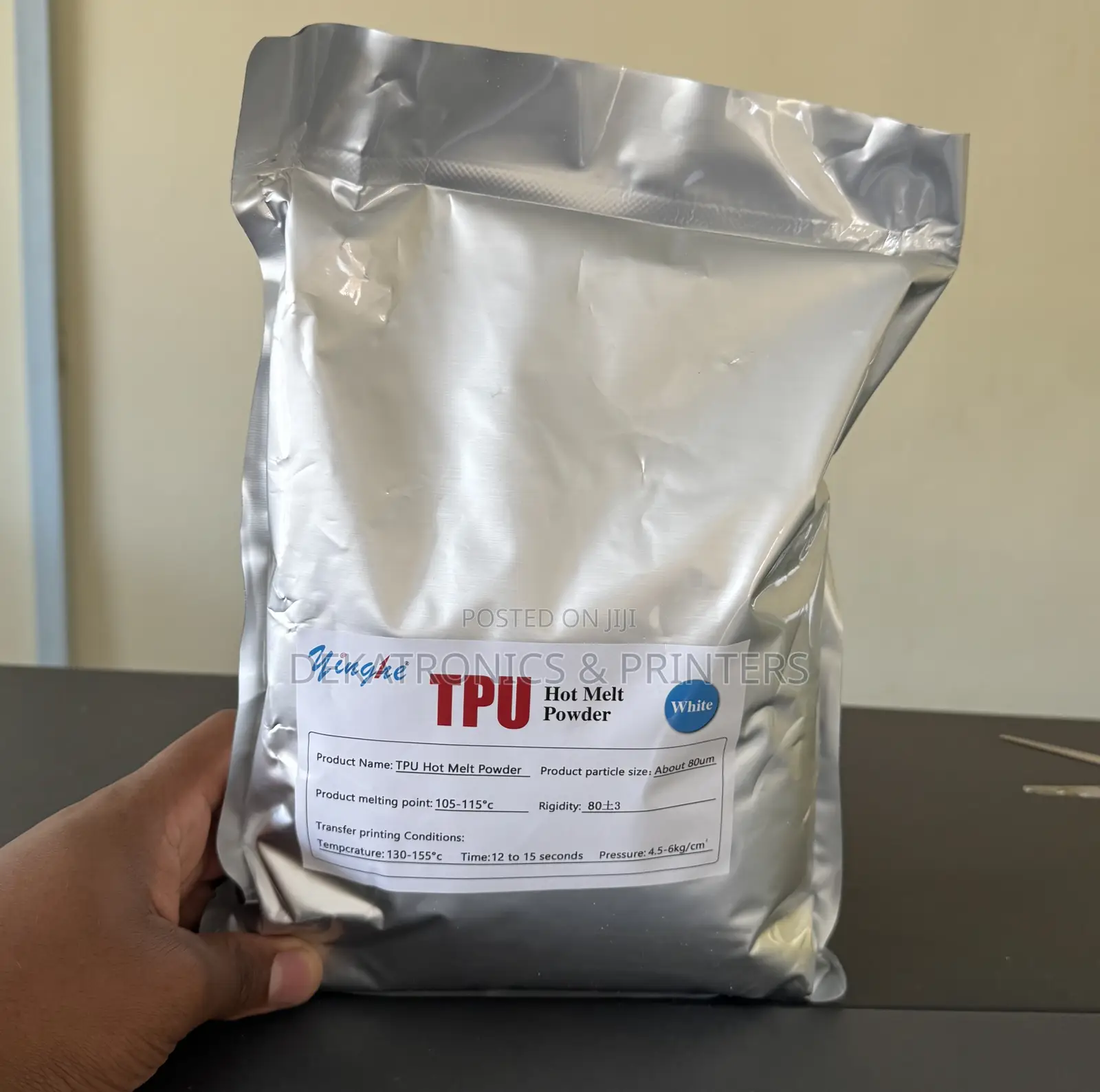 Yinghe 1kg White Hot Melt DTF Powder